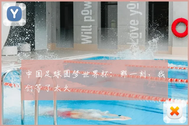 中国足球圆梦世界杯：那一刻，我们等了太久